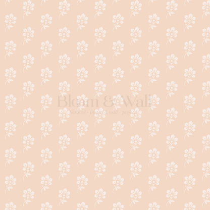 Ione Ditsy Floral Blush Petal Wallpaper