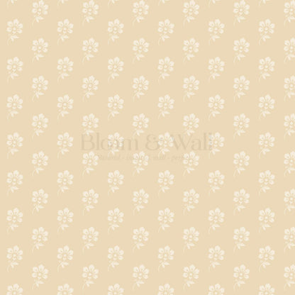 Ione Ditsy Floral Honey Cream Wallpaper