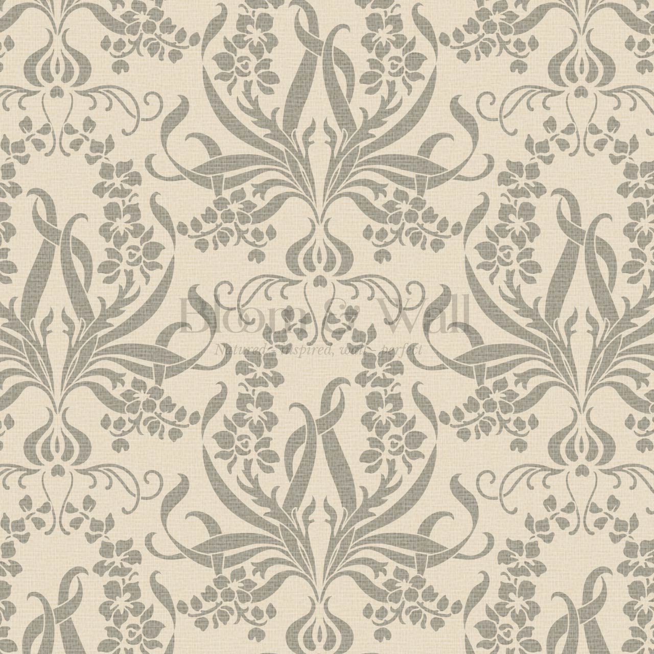Ira Bulb Bloom Garden Vintage Sage Wallpaper