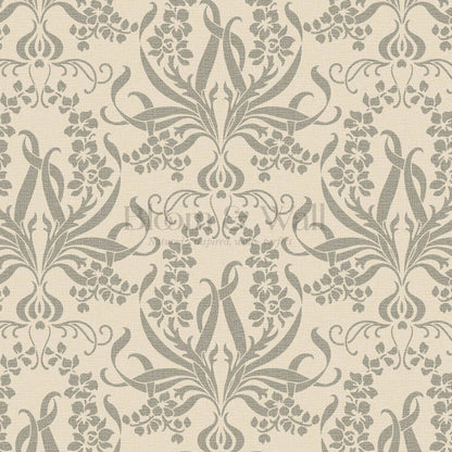 Ira Bulb Bloom Garden Vintage Sage Wallpaper