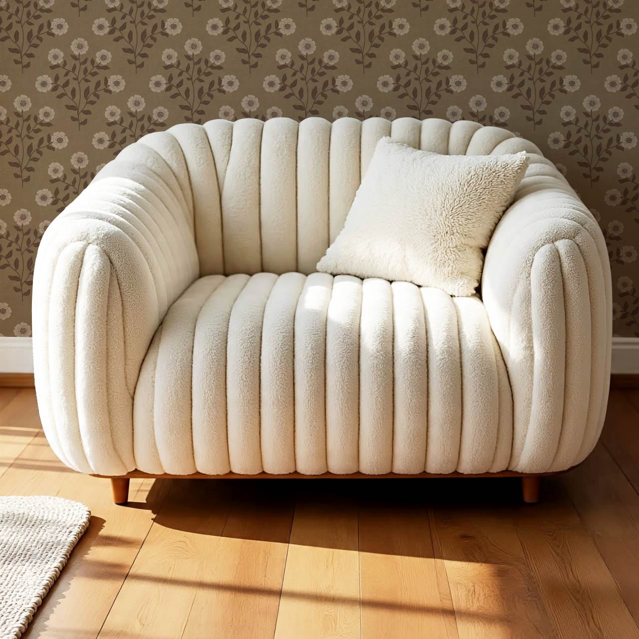Irati Everbloom Dusty Earth Beige Wallpaper