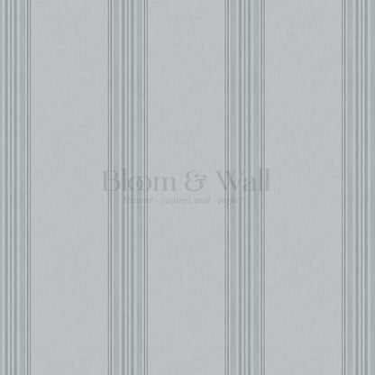 Iris Stripes Silver Slate Wallpaper