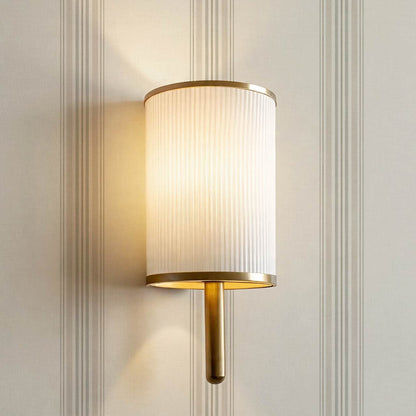 Iris Stripes Alabaster Beige Wallpaper