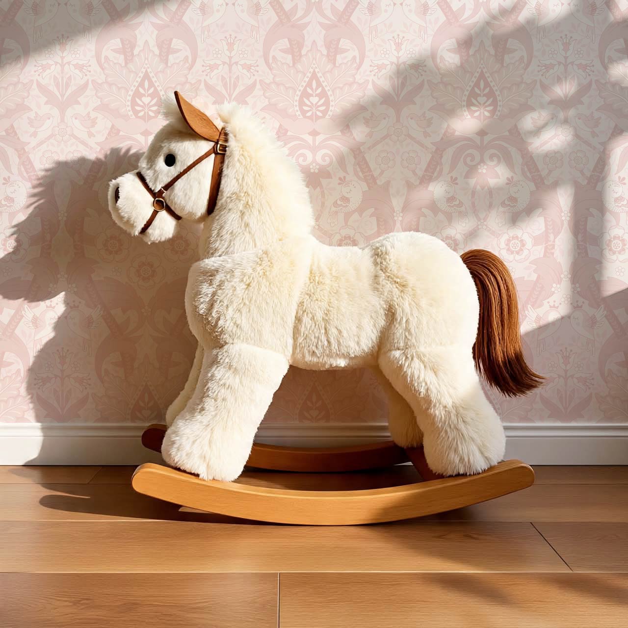 Isabelle Whispering Garden Pink Pastel Wallpaper