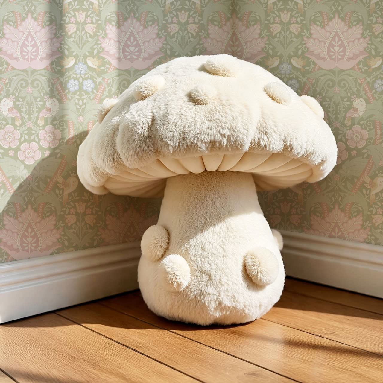 Isabelle Whispering Garden Sage Pastel Wallpaper