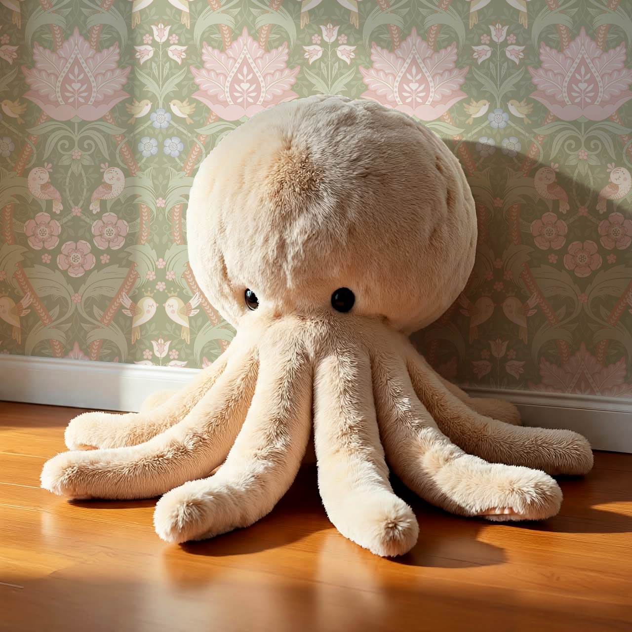 Isabelle Whispering Garden Sage Pastel Wallpaper