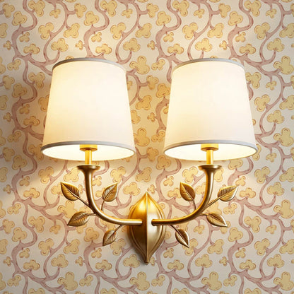 Isadora Chunky Botanical Vines Rose Dust Honey Wallpaper