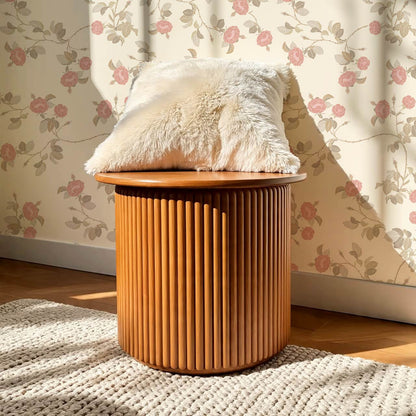 Isolde Wild Rose Dusty Berry Wallpaper