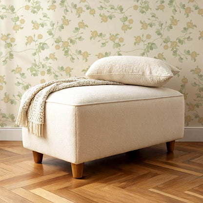 Isolde Wild Rose Gold Butter Wallpaper