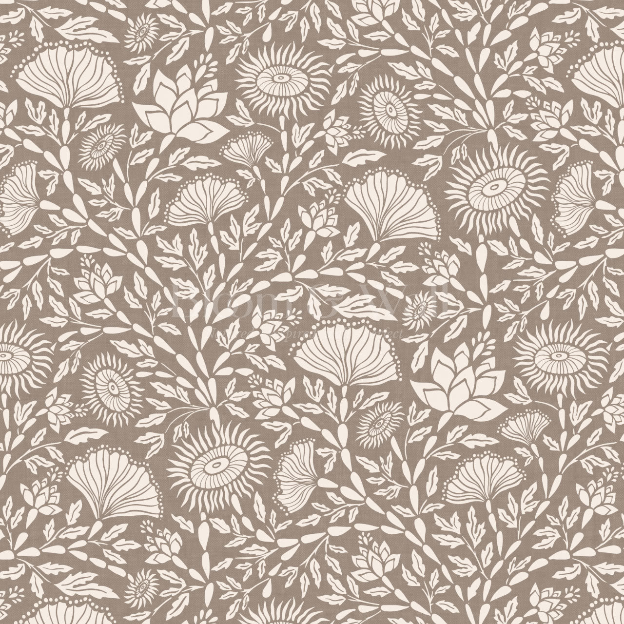 Ivy Seaweed Sand Wallpaper