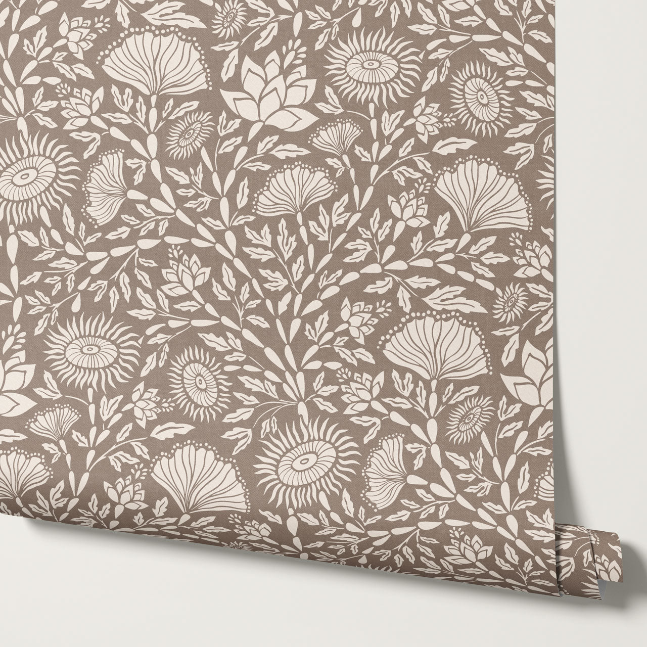 Ivy Seaweed Sand Wallpaper