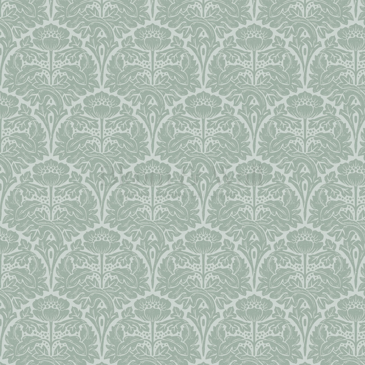Jane Acantus Leaf Damask Forest Wallpaper