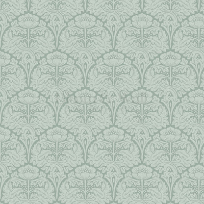 Jane Acantus Leaf Damask Sage Wallpaper