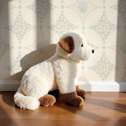 Jade Dandelions & Ditsies Cream Blue Wallpaper