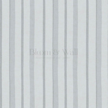 Jara Layered Wobbly Vertical Stripe Dove Gray Wallpaper