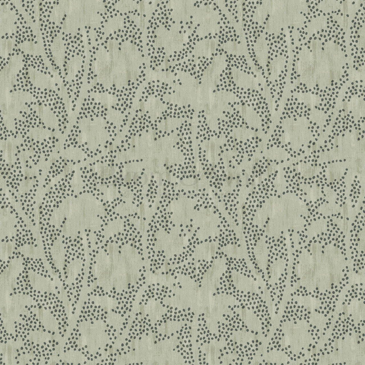 Jazmin Dotted Florals Green Wallpaper