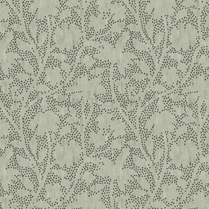 Jazmin Dotted Florals Green Wallpaper