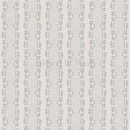 Jeanne Prickly Pear French Blue Wallpaper