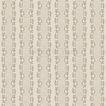 Jeanne Prickly Pear Taupe Wallpaper