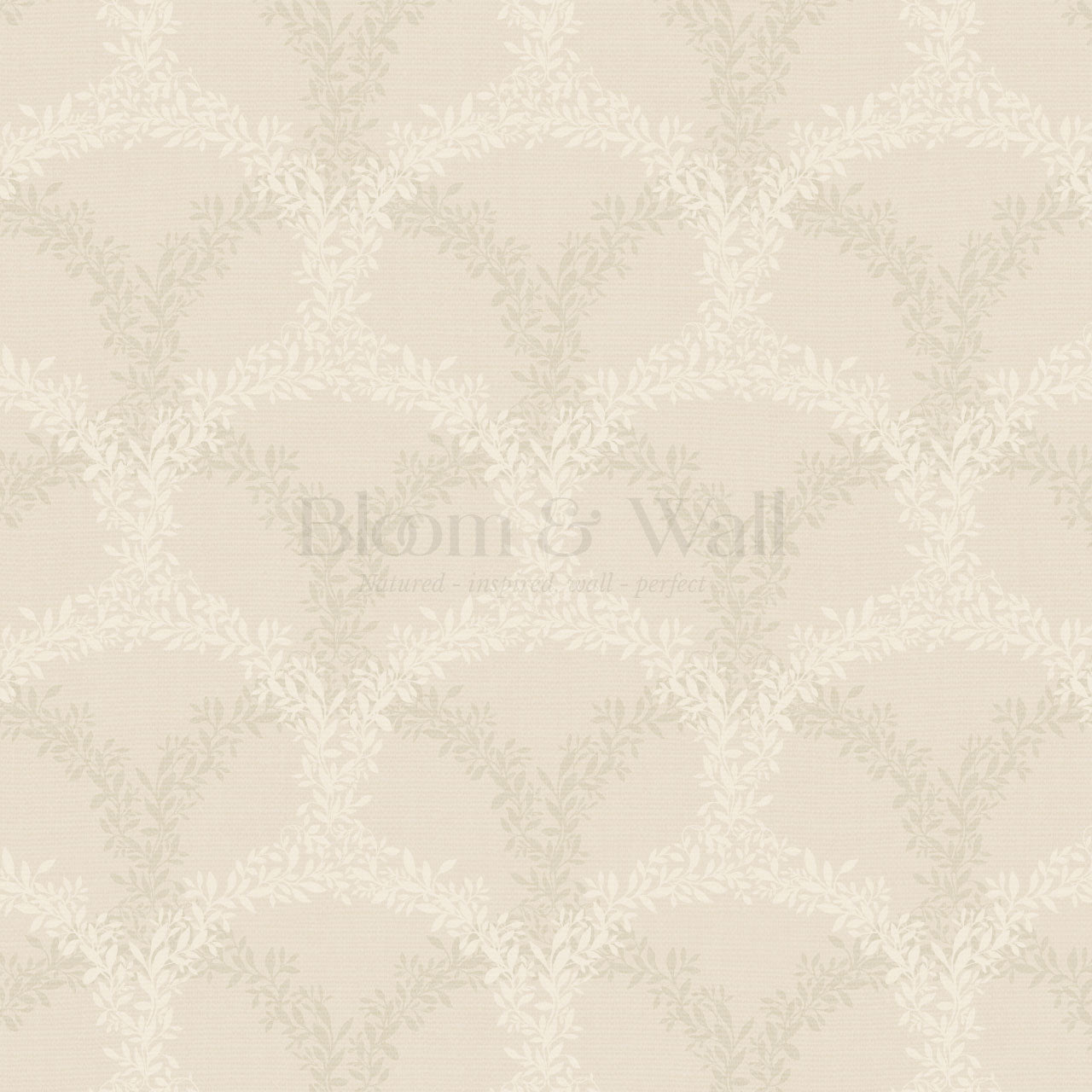 Jianna Garden Nest Cream Beige Wallpaper