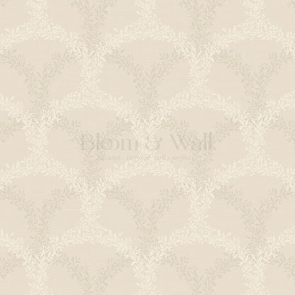 Jianna Garden Nest Cream Beige Wallpaper