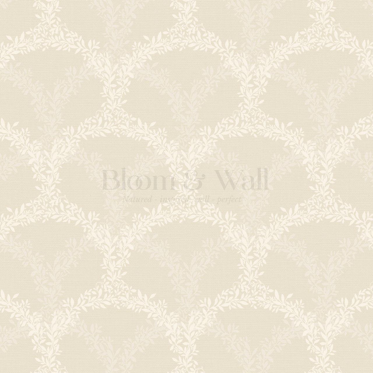 Jianna Garden Nest Warm Cream Wallpaper