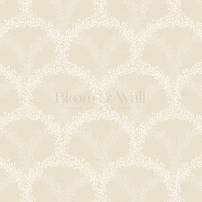 Jianna Garden Nest Warm Cream Wallpaper