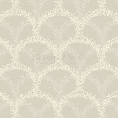 Jianna Garden Nest Taupe Wallpaper