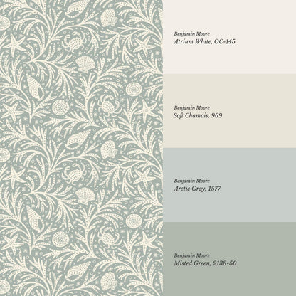 Jimena Marine Flow Sea Glass Ivory Wallpaper
