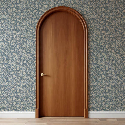 Jimena Marine Flow Blue Ivory Wallpaper