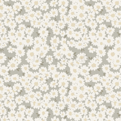 Josephine Chamomile Olive Butter Wallpaper
