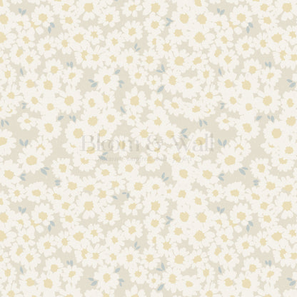 Josephine Chamomile Sunny Linen Wallpaper