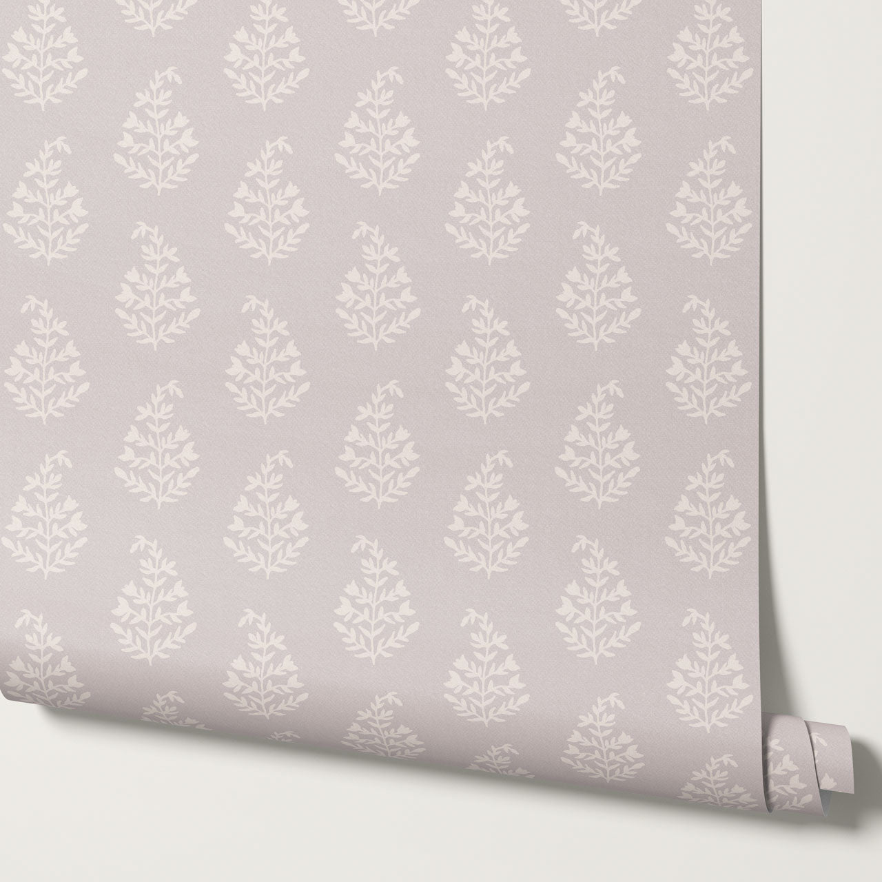 Josette Paisley Mauve Wallpaper