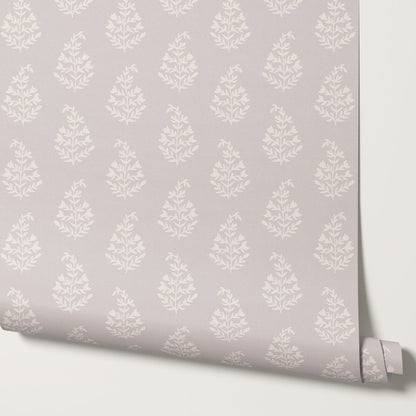 Josette Paisley Mauve Wallpaper