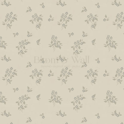 Julia Heirloom Bloom Taupe Wallpaper
