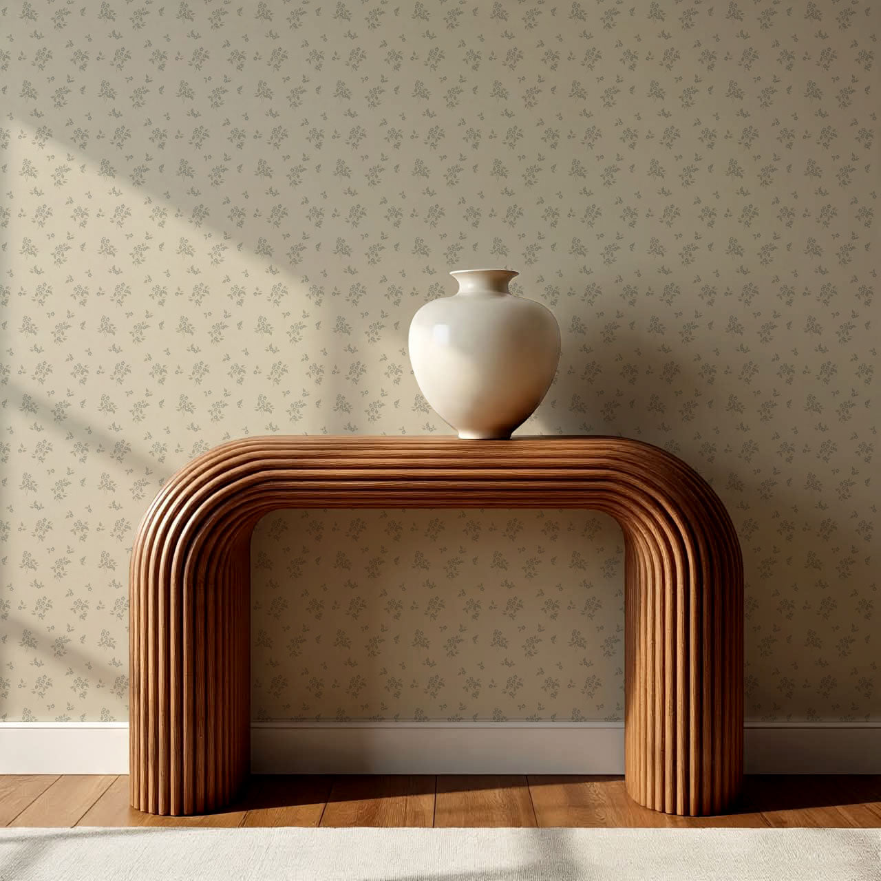 Julia Heirloom Bloom Taupe Wallpaper