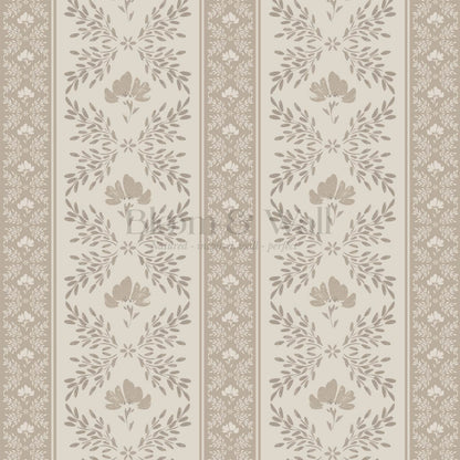 Julian Blooming Vines Cream Beige Wallpaper