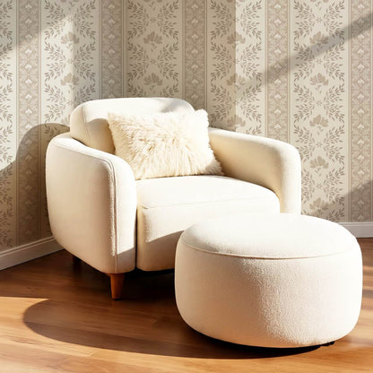 Julian Blooming Vines Cream Beige Wallpaper