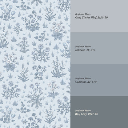 Juliet Country Garden Sky Wallpaper