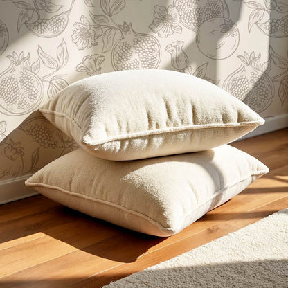 Juniper Pomegranate Passion Cream Wallpaper