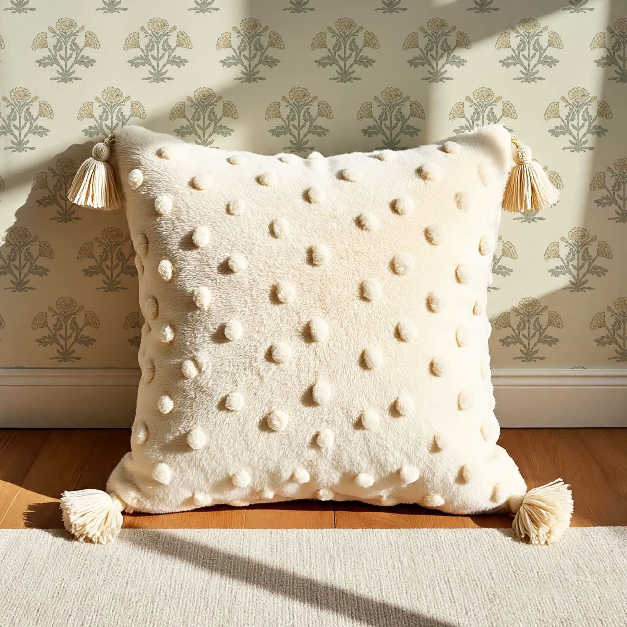 Kaia Block Marigold Ochre Oat Wallpaper