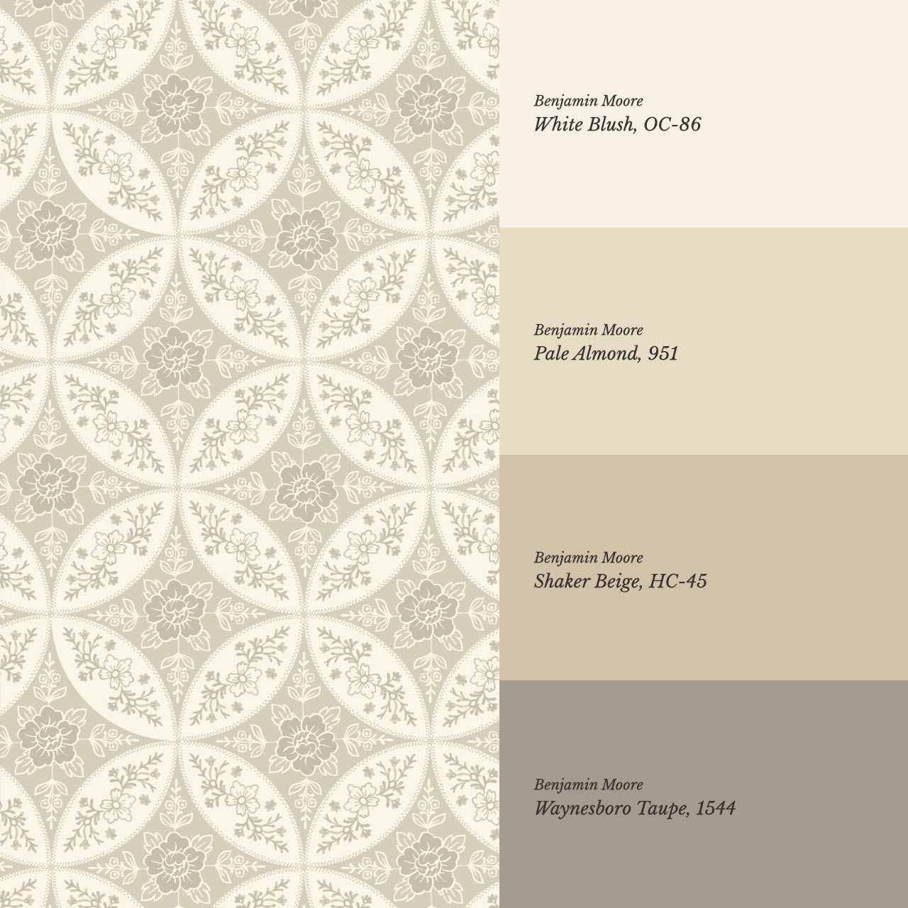 Katherine Silk Circles Limestone Wallpaper