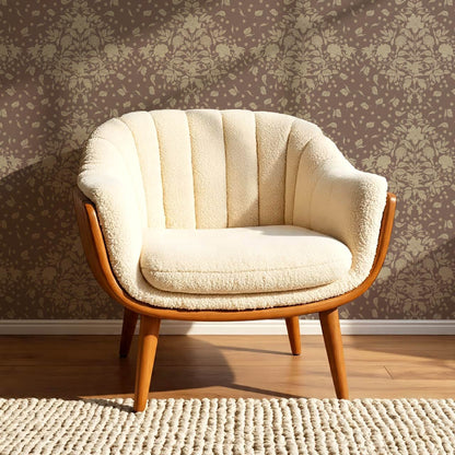 Kayla Tosssed Peonies Taupe Rose Dust Wallpaper