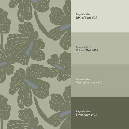 Kennedy Hibiscus Forest Wallpaper