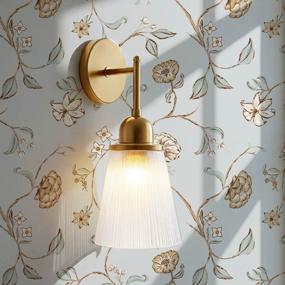 Kinnette Whimsical Floral Chinoiserie Dove Blue Wallpaper