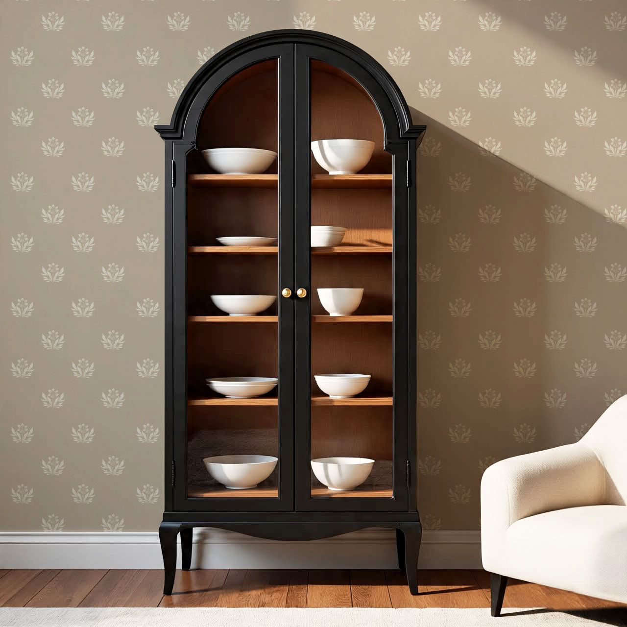 Kinsley Pressed in Petals Sand Wallpaper