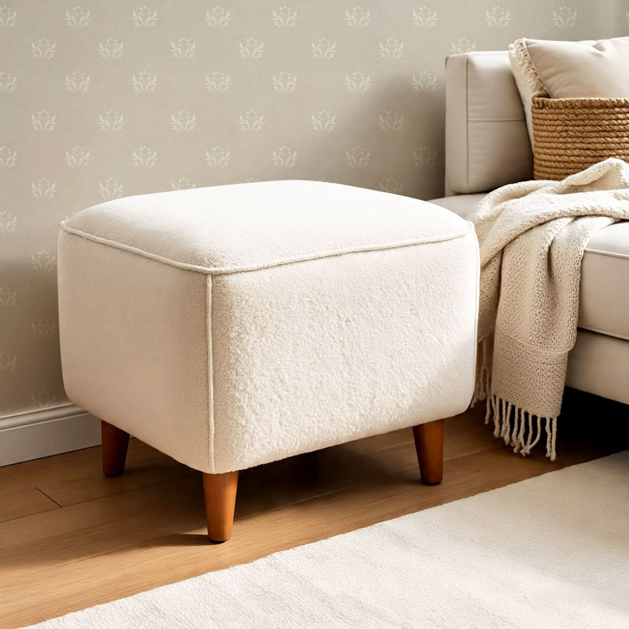 Kinsley Pressed in Petals Tan Wallpaper