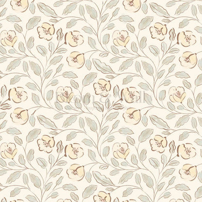 Kylie Spring Blooms Cream Wallpaper