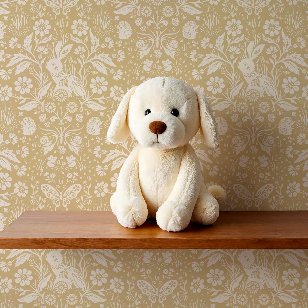 Laima Midsummer Garden Honey Cream Wallpaper