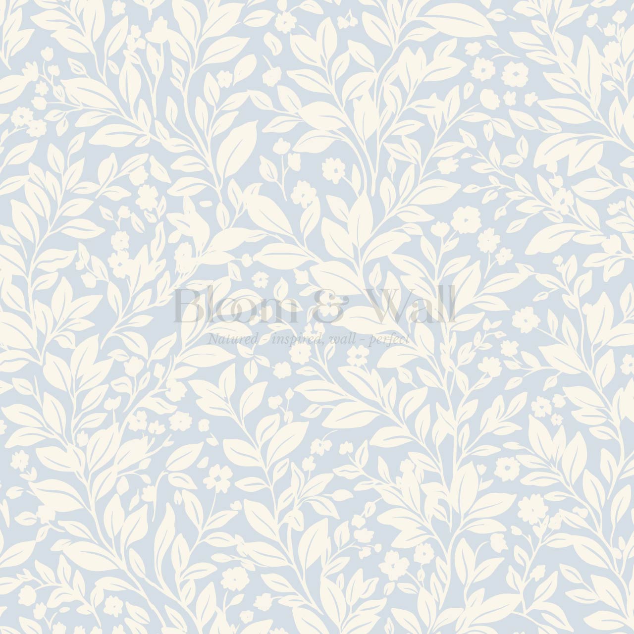 Lala Botanical Sky Cream Wallpaper